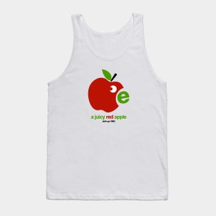 A JUICY RED APPLE - Techno music 90s collector Tank Top